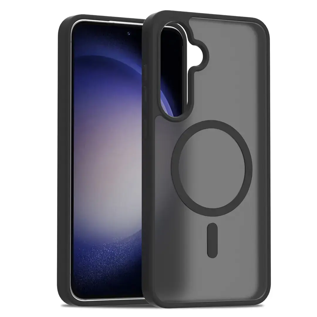 Samsung Galaxy S25 FE Magsafe Cam Smoke Twotone Case Black
